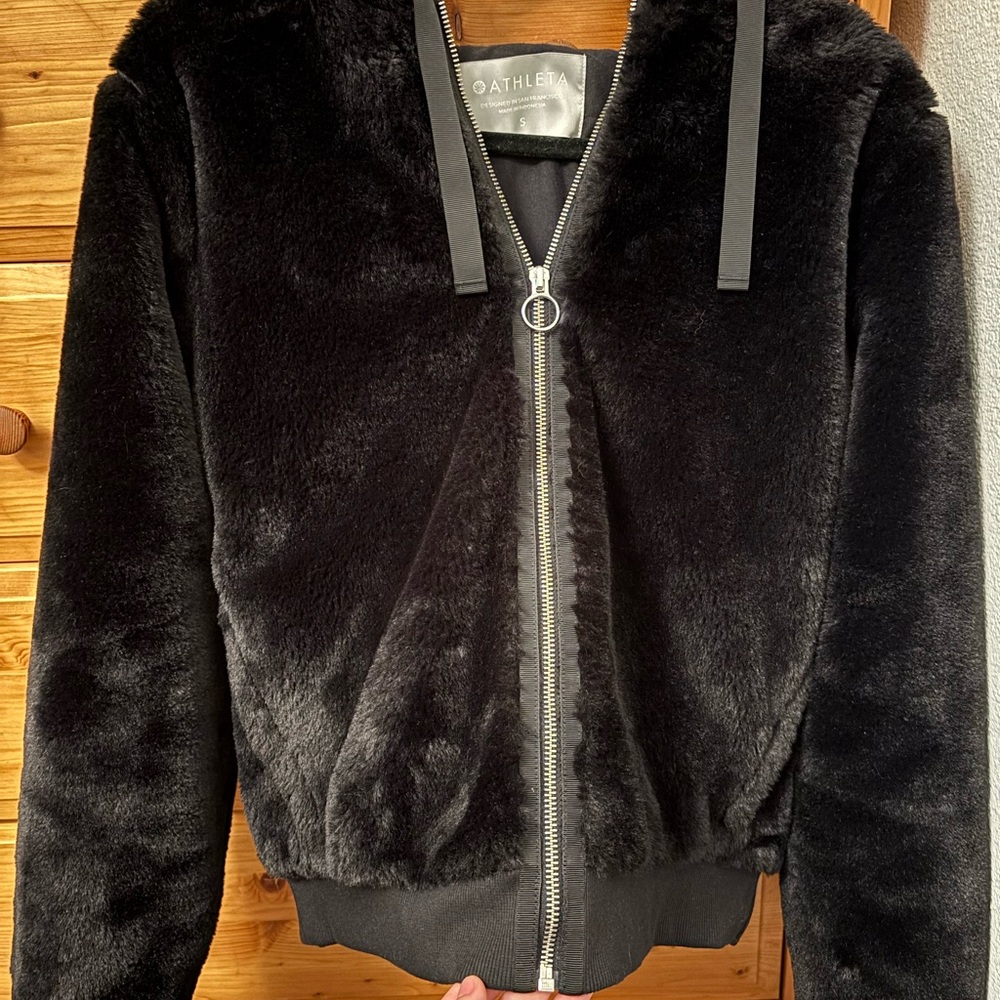 Athleta Black Ritual Zip-Up Hoodie Jacket Size S New Condition - Picture 3 of 11